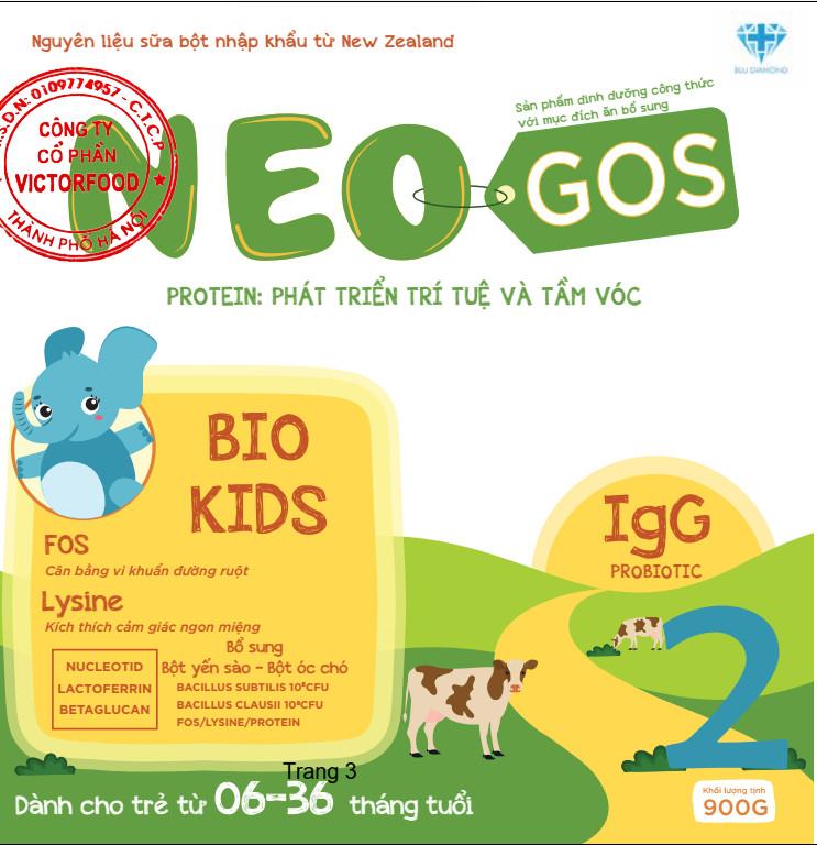 Sứa NEO GOS BIO KIDS