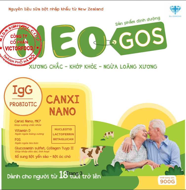 Sữa NEO GOS CANXI NANO